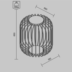 Садово-парковый светильник Maytoni O478FL-L18GF3K Wisp