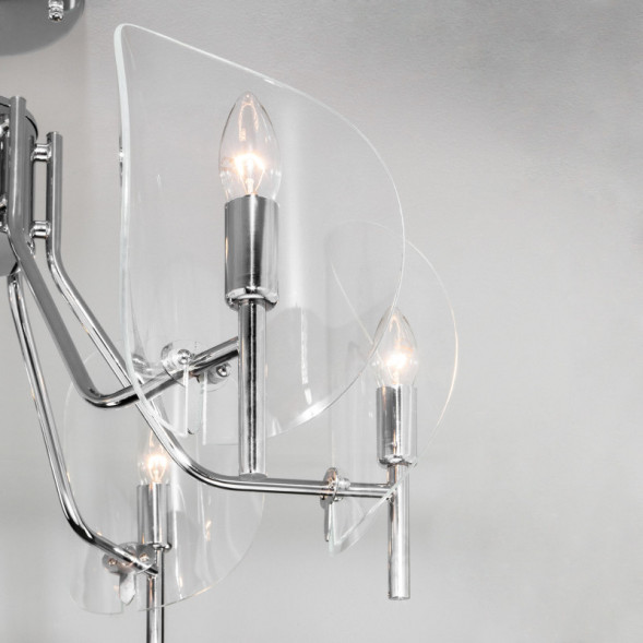 Люстра на штанге Eurosvet Rocco 60135/6 хром