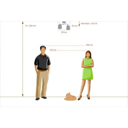 Люстра на штанге DeMarkt Тетро 673016702