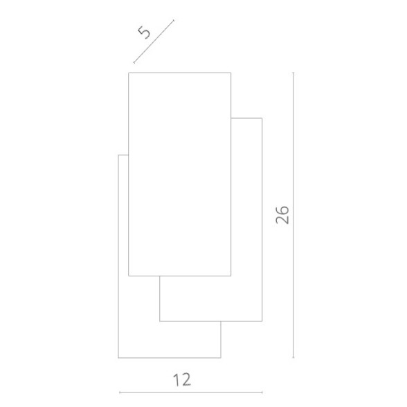 Бра ARTE Lamp Trio A1718AP-1WH