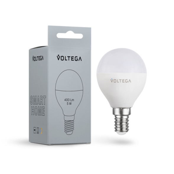 Светодиодная лампа Voltega Wi-Fi bulbs 2428 5W 220V 400lm E14 белый (регулируемый)