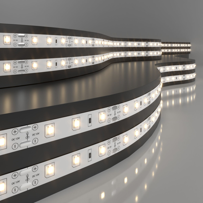 Лента Elektrostandard 5m 2835 60Led 4,8W 3300K 0W 12V белый (теплый) IP20