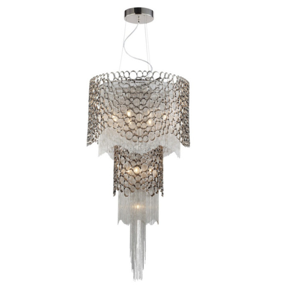 Каскадная люстра Crystal Lux HAUBERK HAUBERK SP-PL8+4