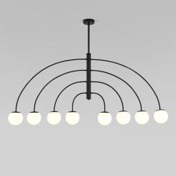 Люстра на штанге Eurosvet 30179/8 черный Cenacolo