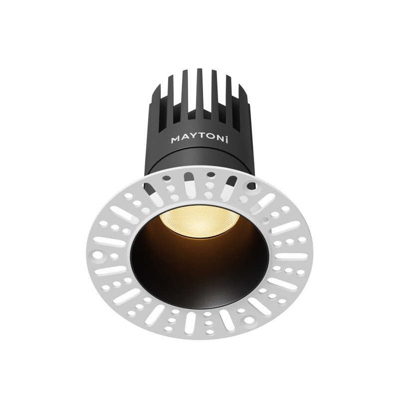 Встраиваемый точечный светильник Maytoni Technical DL122-15W-2.7K-TRS-B dip