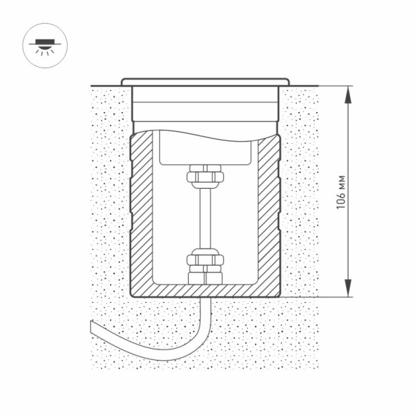 Светильник для фонтанов Arlight KT-AQUA 027868