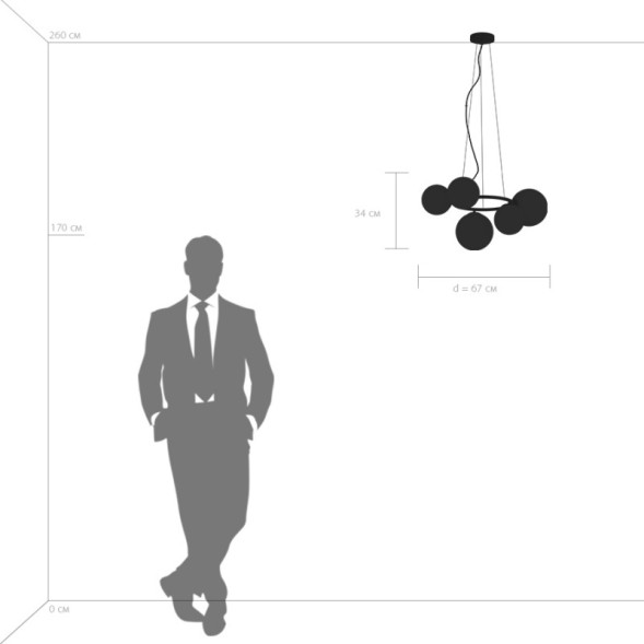 Подвесная люстра Lightstar GLOBO 815057