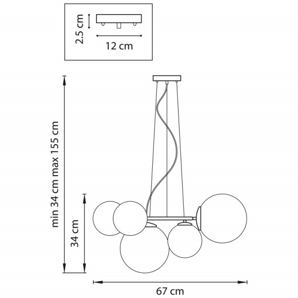 Подвесная люстра Lightstar GLOBO 815057