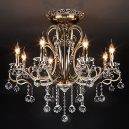 Люстра на штанге Eurosvet Ernin 12505/8 античная бронза Strotskis