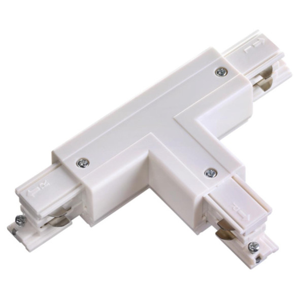 Коннектор для шинопровода Novotech track white 3phase 135056