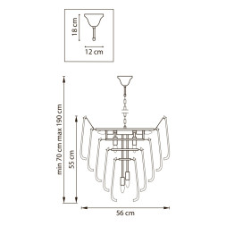 Подвесная люстра Lightstar Retro II 799102