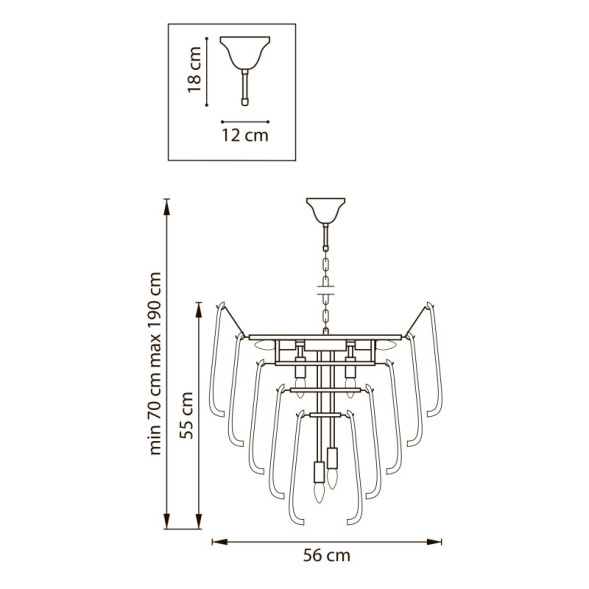 Подвесная люстра Lightstar Retro II 799102