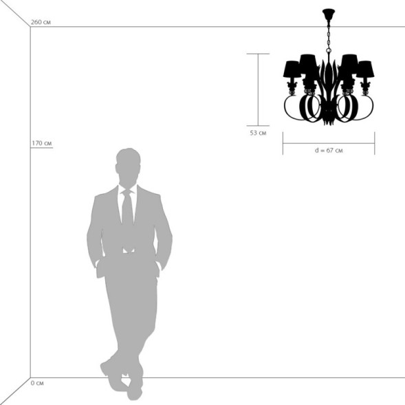 Подвесная люстра Lightstar ANTIQUE 783061