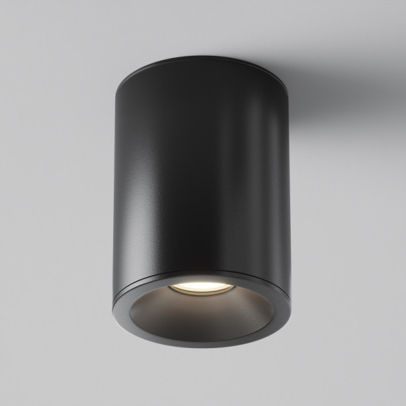 Точечный влагозащищенный светильник Maytoni Technical ALFA C029CL-01B