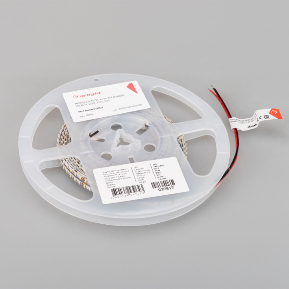 Лента Arlight MICROLED-M182-4mm 2216 037817 50W 24V 1000lm белый (дневной) IP20