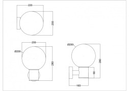 Уличный настенный светильник Maytoni BOLD O598WL-01GR