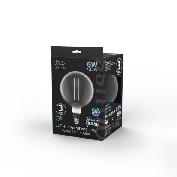 Светодиодная лампа Gauss 154802205 6W 220V 300lm E27 белый (дневной)