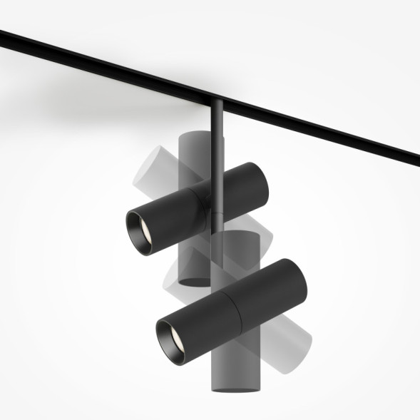 Магнитный трековый светильник Maytoni Technical Elti Duo TR005-2-2X12W4K-B