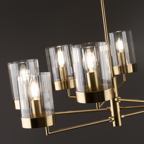 Люстра на штанге Freya CLIP FR5426PL-08BS