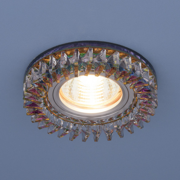 Встраиваемый точечный светильник Elektrostandard 2216 MR16 MLT/CH мульти/хром