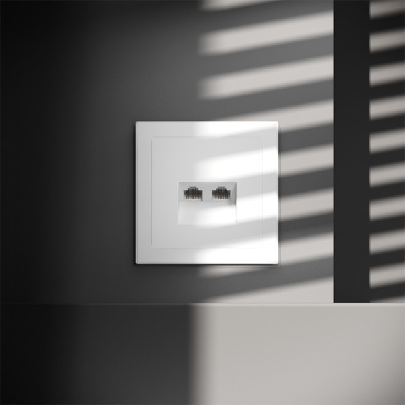 Компьютерная розетка VOLTUM VLS060202