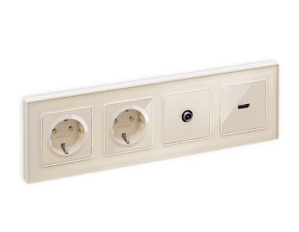 Розетка Ambrella Volt MA313030 ALFA QUANT