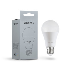 Светодиодная лампа Voltega Wi-Fi bulbs 2429 9W 220V 800lm E27 белый (регулируемый)