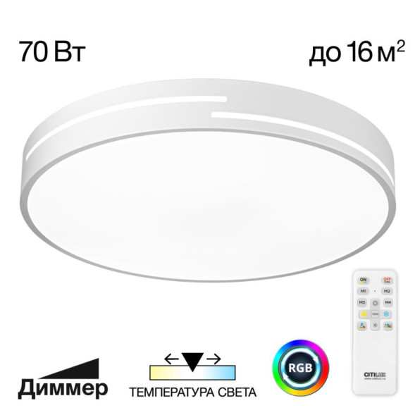 Потолочный светильник Citilux Купер Лайн CL72470GL0