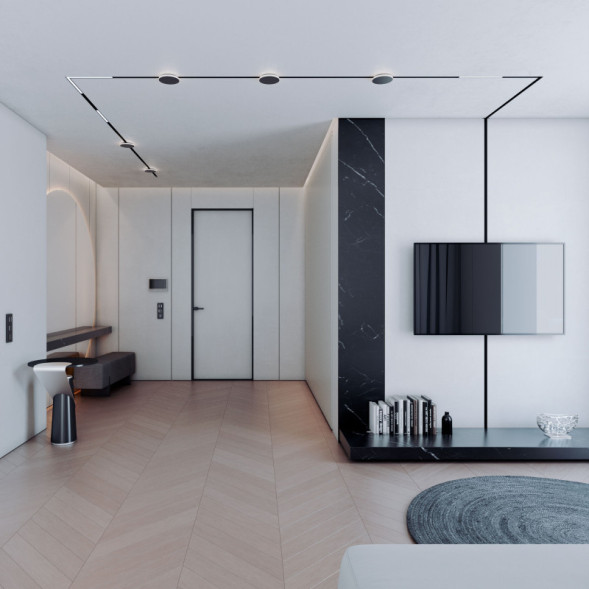 Трековый светильник Elektrostandard Slim Magnetic(черный 85172/01