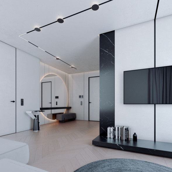 Трековый светильник Elektrostandard Slim Magnetic(черный 85172/01