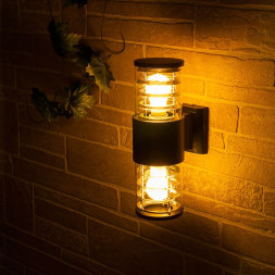 Уличный настенный светильник Elektrostandard Techno 1407 черный