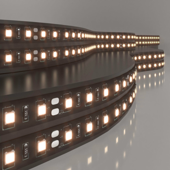 Лента Elektrostandard 120Led 9,6W IP20 3300K тёплый белый 0W 24V белый (теплый) IP20