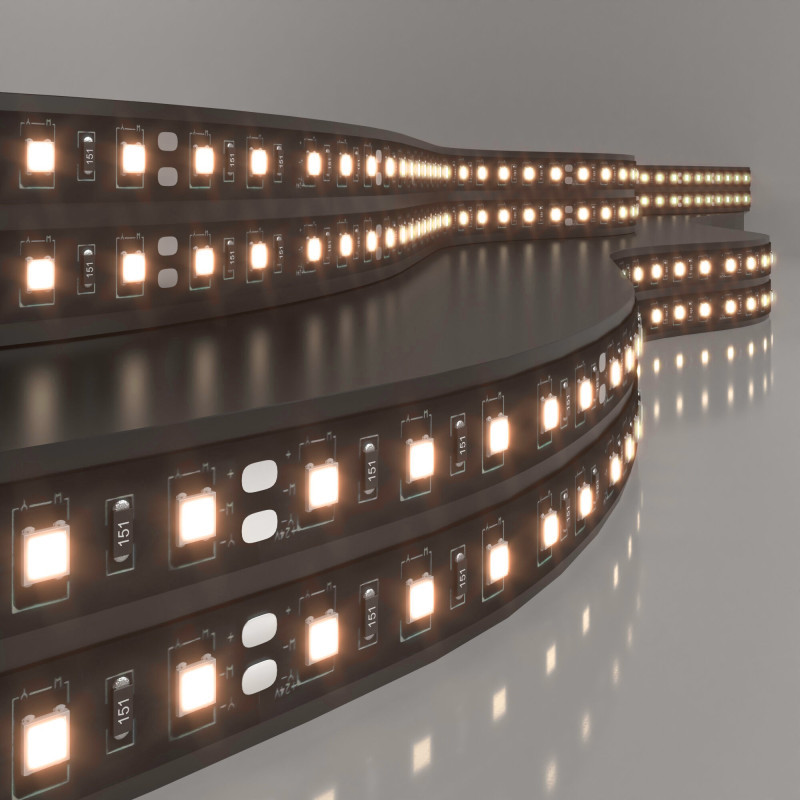 Лента Elektrostandard 120Led 9,6W IP20 3300K тёплый белый 0W 24V белый (теплый) IP20