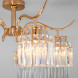 Люстра на штанге Eurosvet Sevilia 10119/5 золото/прозрачный хрусталь Strotskis