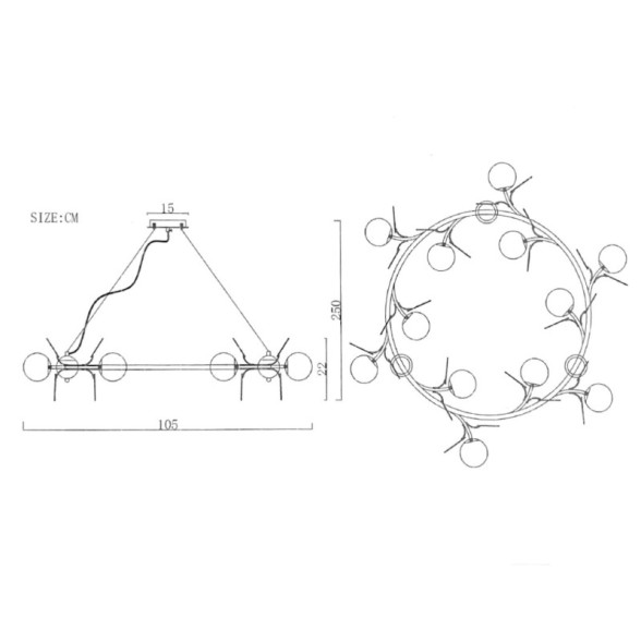 Детская люстра ImperiumLoft Matisse 191864-26