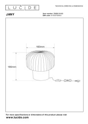 Настольная лампа LUCIDE JANY 78595/01/02