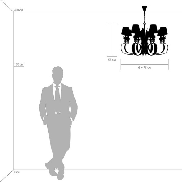 Подвесная люстра Lightstar ANTIQUE 783081