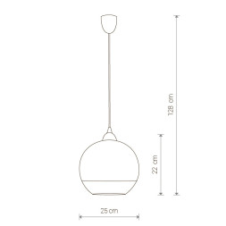 Подвесной светильник Nowodvorski GLOBE COPPER 5764