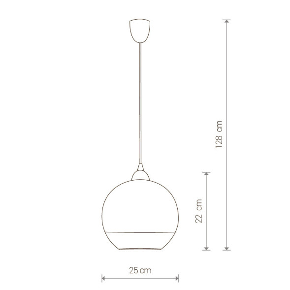 Подвесной светильник Nowodvorski GLOBE COPPER 5764