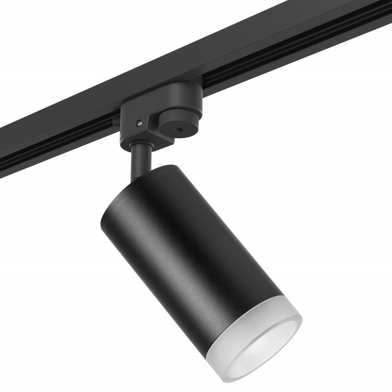 Трековый светильник Lightstar Track 1 black R1T43730