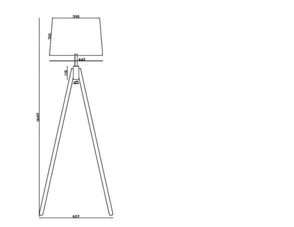 Торшер Maytoni Calvin Z177FL-01W