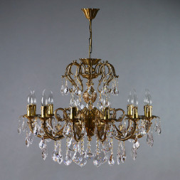 Подвесная люстра AMBIENTE by BRIZZI ALICANTE 8888/12 AB New Leaf