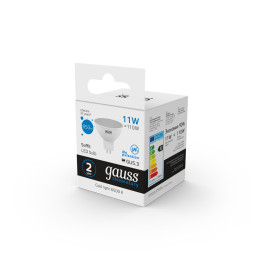 Светодиодная лампа Gauss 13531 11W 220V 850lm GU5.3 белый (холодный)