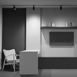 Трековый светильник Maytoni Technical FOCUS TR028-3-GU10-B