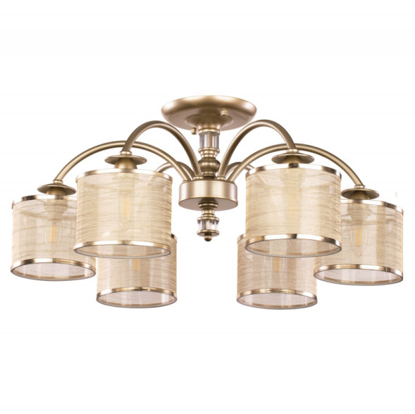 Люстра на штанге Freya Ksenia FR2539CL-06G