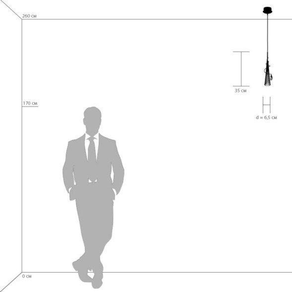 Подвесной светильник 711012 Lightstar AEREO