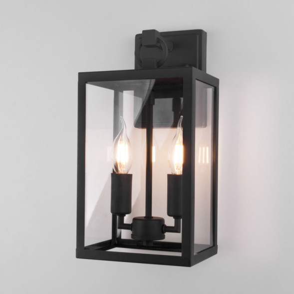 Уличный настенный светильник Elektrostandard Candle D (35150/D) чёрный