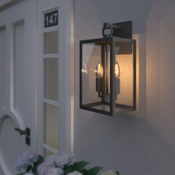 Уличный настенный светильник Elektrostandard Candle D (35150/D) чёрный