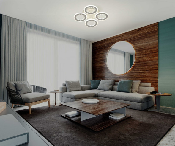 Потолочная люстра DeMarkt Мадлен 424013505