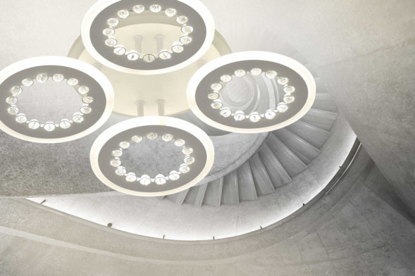 Потолочная люстра DeMarkt Мадлен 424013505